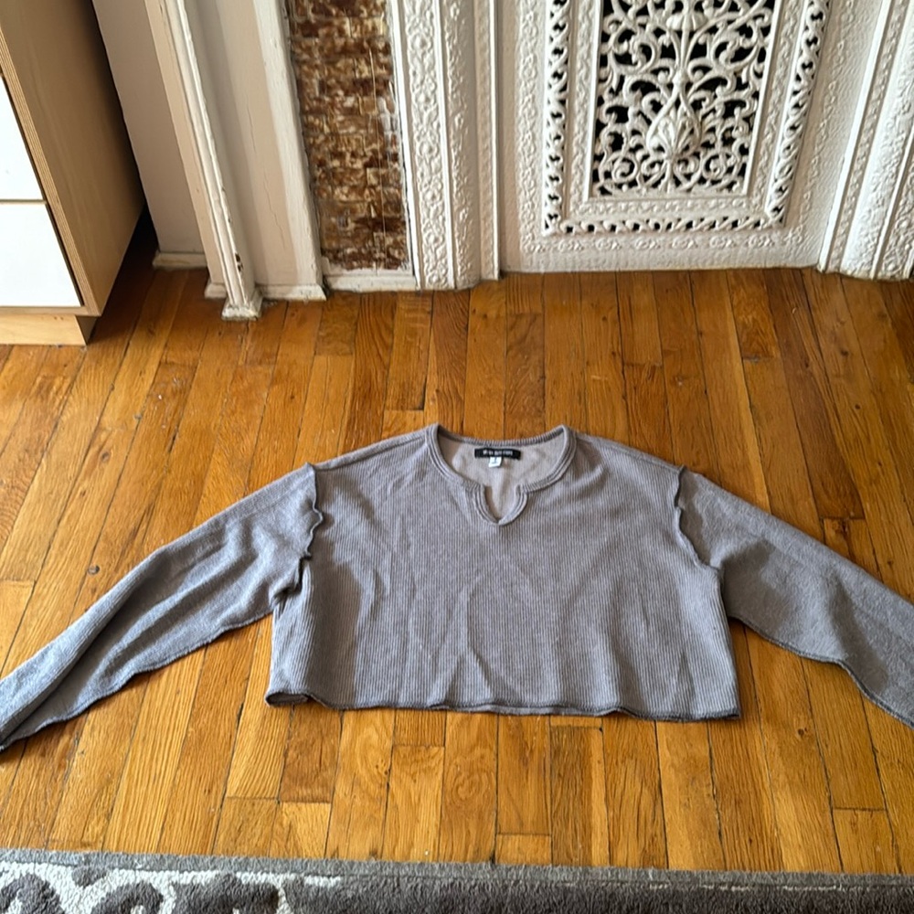 Urban Outfitters- Long Sleeve Crop Top